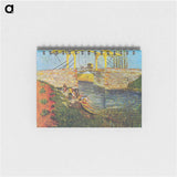 The Langlois Bridge at Arles with Women Washing - フィンセント ファン ゴッホ Memo.