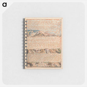アートメモ帳-Jerusalem, Plate 23 - ウィリアム ブレイク Memo.