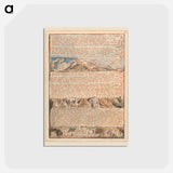 アートポストカード-Jerusalem, Plate 23 - ウィリアム ブレイク Postcard.