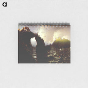 アートメモ帳-Seal Rocks (San Francisco) - アルバート ビアスタット Memo.