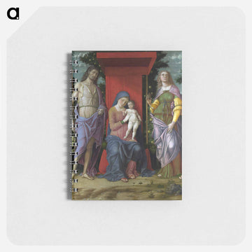 Madonna with St. Mary Magdalene and St. John the Baptist - アンドレア マンテーニャ Memo.