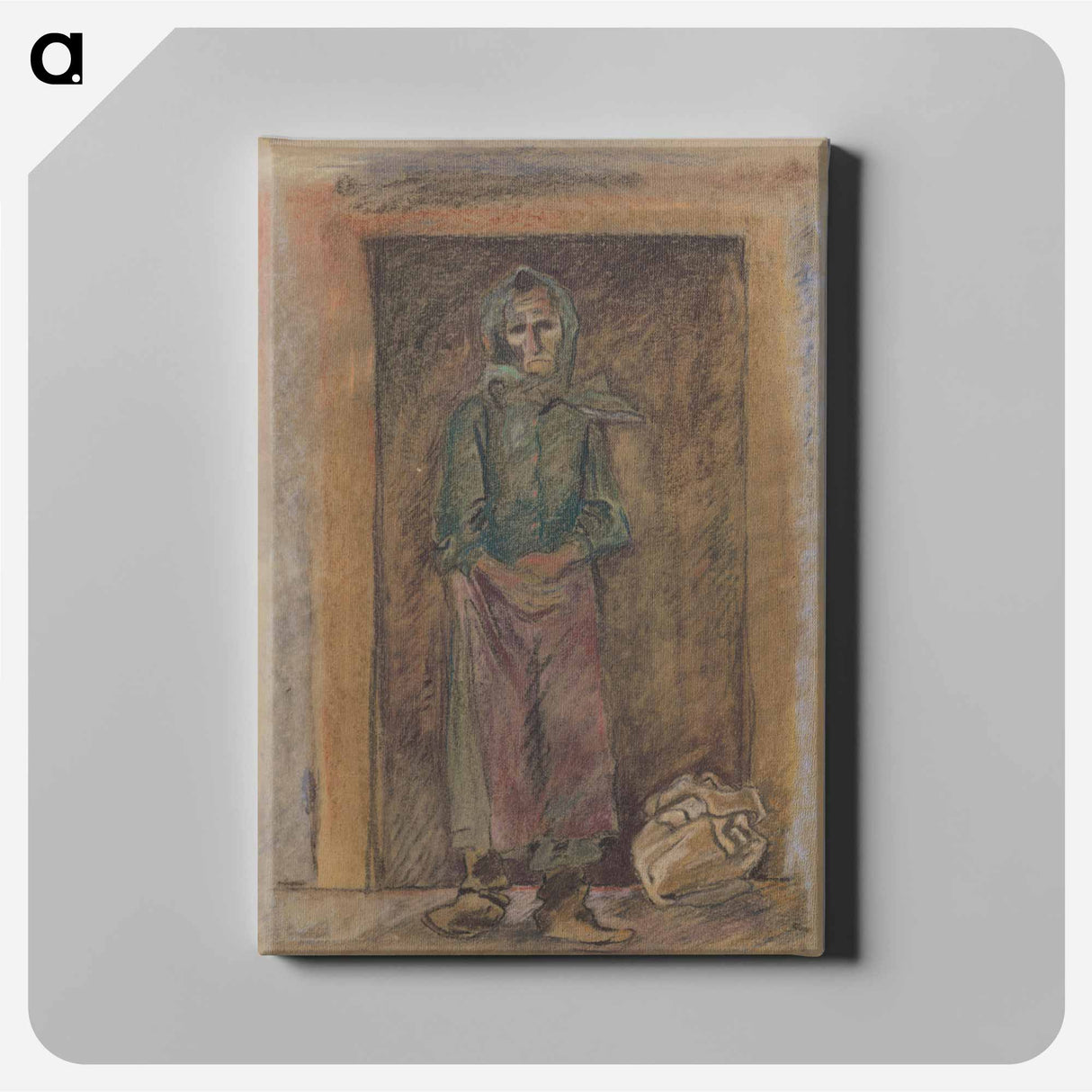 Old woman - アーノルド ピーター ワイズ クビンチャン Canvas.