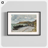 Claude Monet's Sainte-Adresse - Claude Monet Poster.