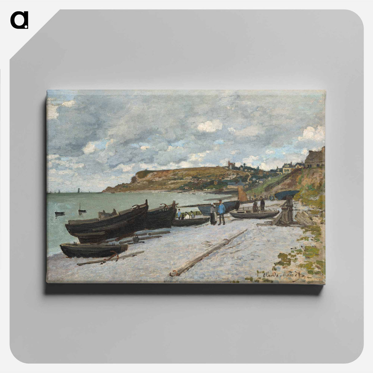 Claude Monet's Sainte-Adresse - クロード モネ Canvas.