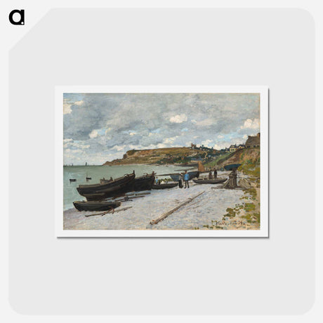 アートポストカード-Claude Monet's Sainte-Adresse - クロード モネ Postcard.