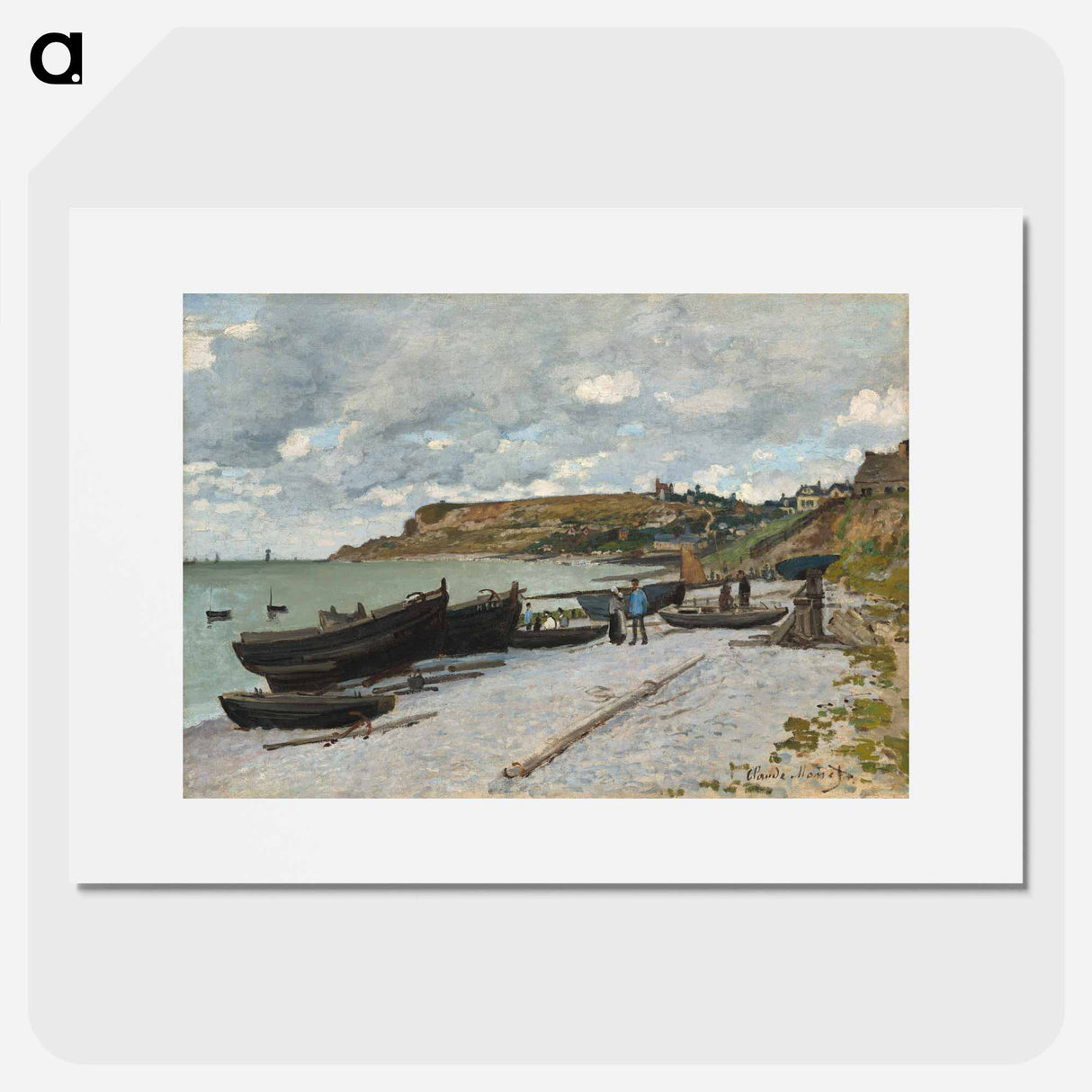 Claude Monet's Sainte-Adresse - クロード モネ Poster.