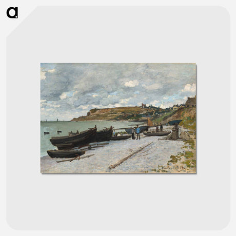 アートポストカード-Claude Monet's Sainte-Adresse - クロード モネ Postcard.