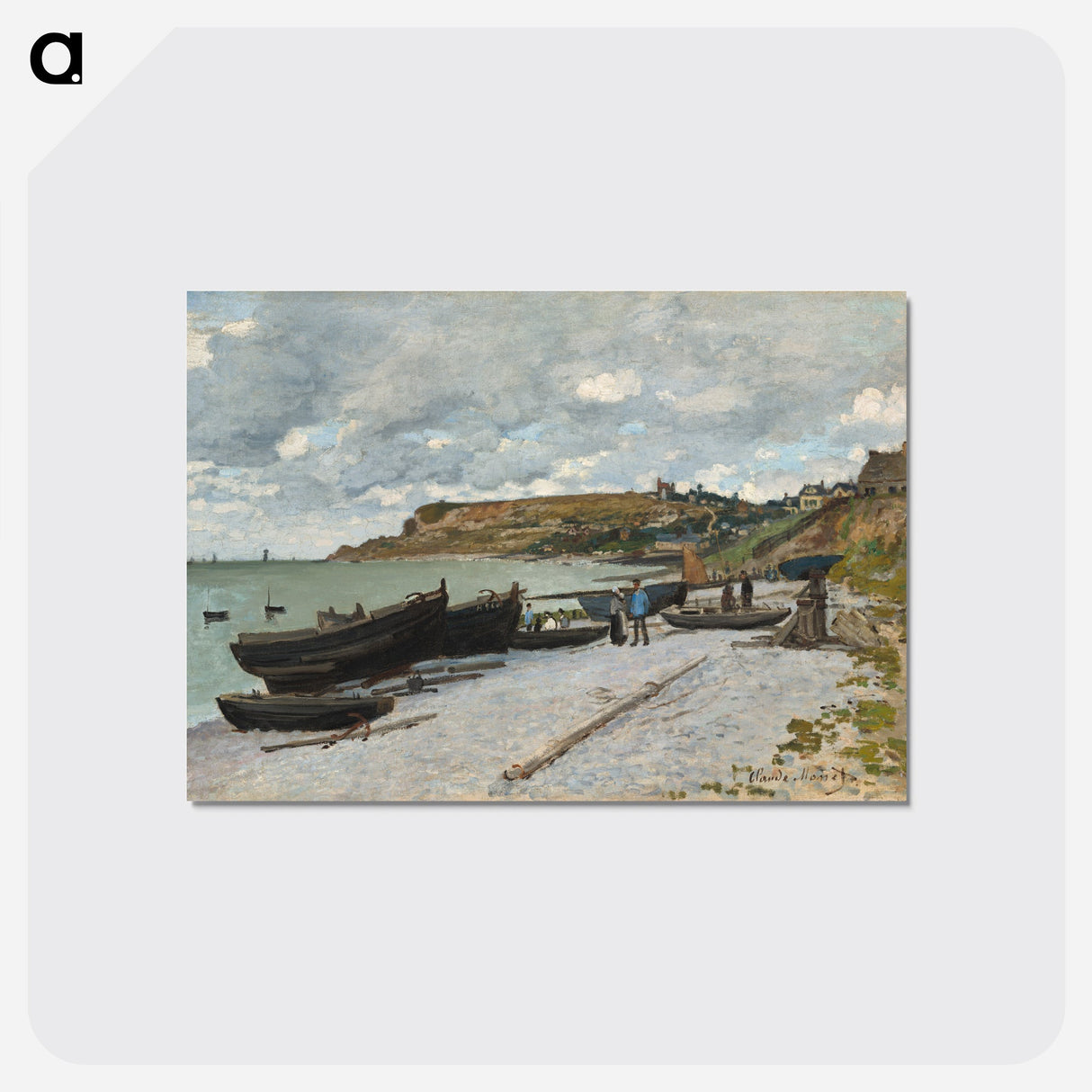 Claude Monet's Sainte-Adresse - クロード モネ Postcard.