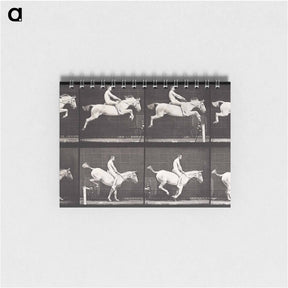 アートメモ帳-Bareback Hurdle Jump
 - エドワード マイブリッジ Memo.