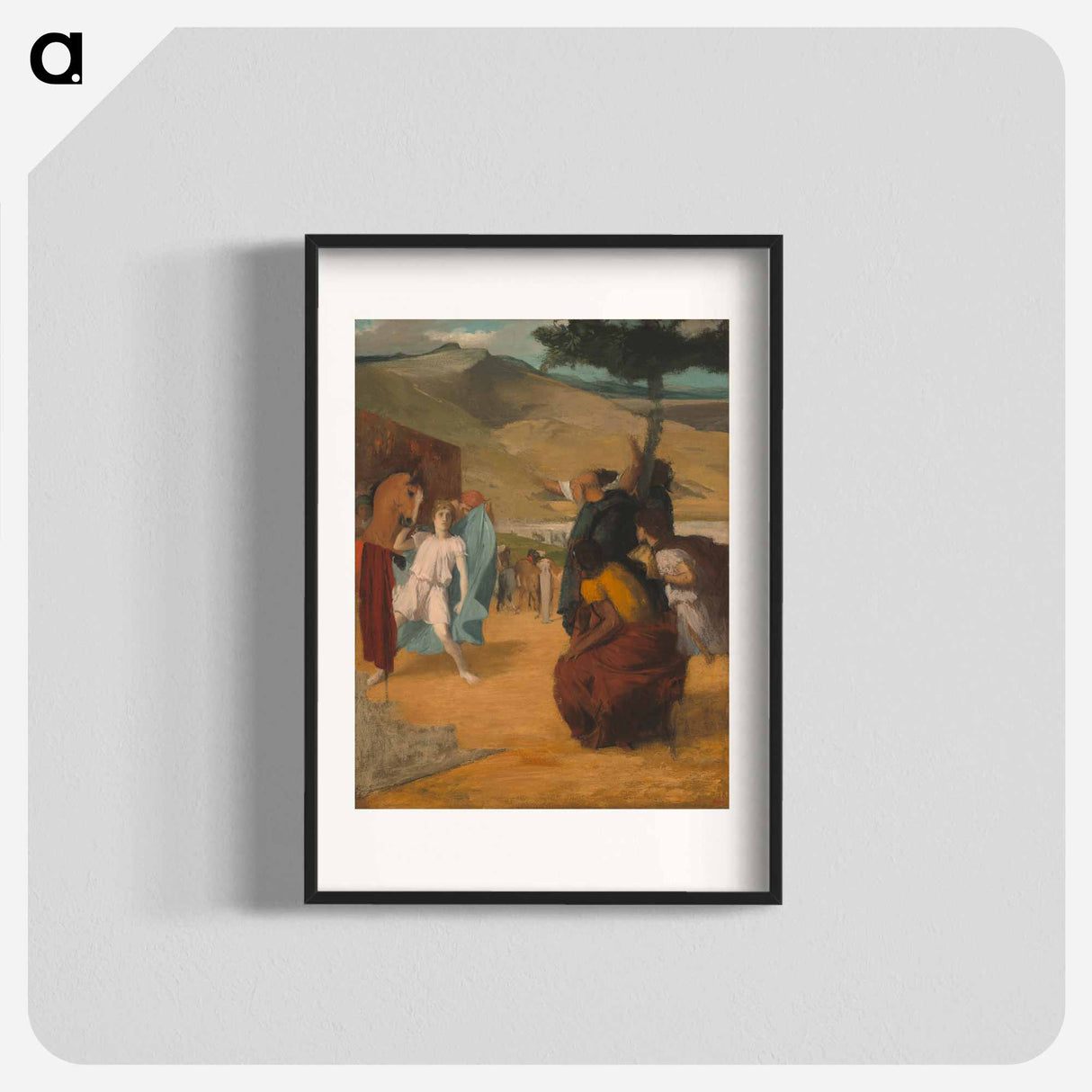 Alexander and Bucephalus - Edgar Degas Poster.