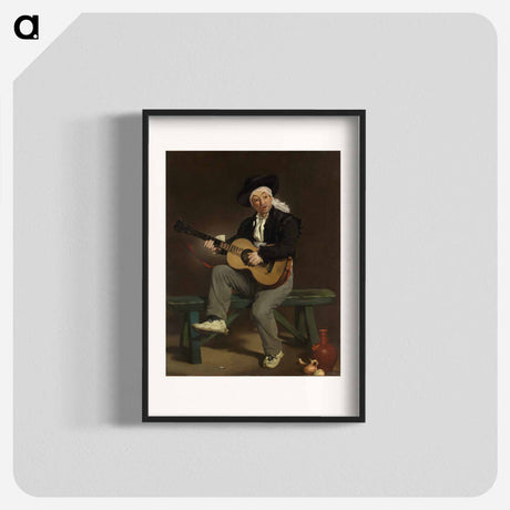 アートポスター-The Spanish Singer - エドゥアール マネ Poster.