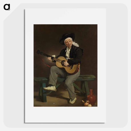 アートポスター-The Spanish Singer - エドゥアール マネ Poster.