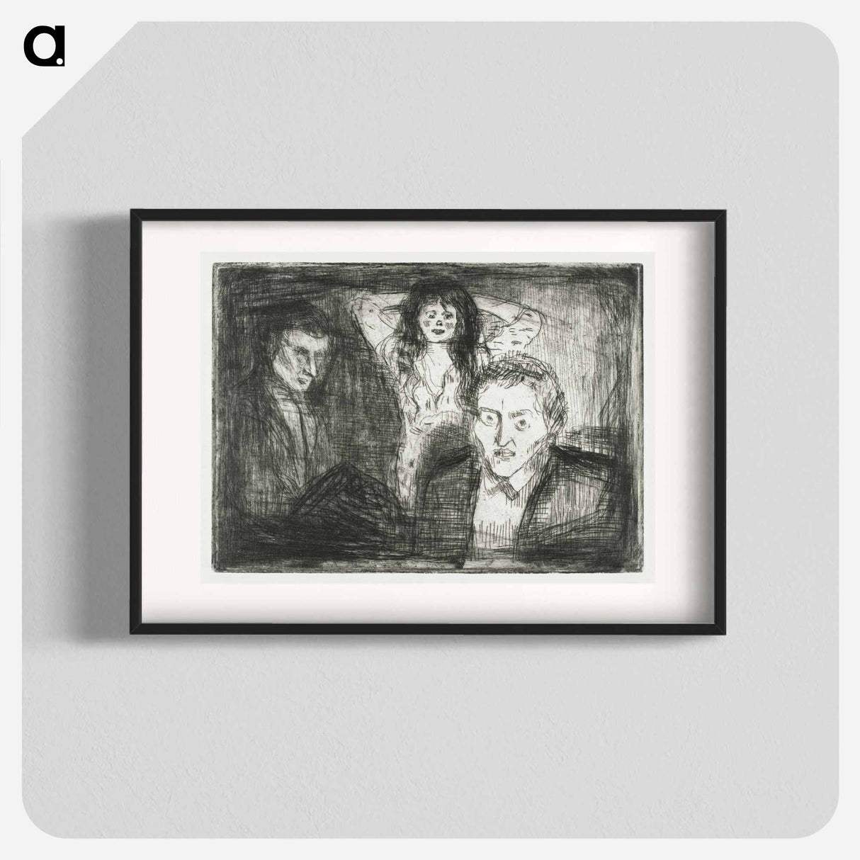 Jealousy - Edvard Munch Poster.