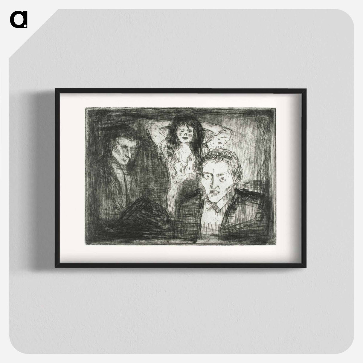 Jealousy - エドヴァルド ムンク Poster.