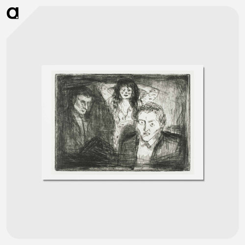 Jealousy - エドヴァルド ムンク Postcard.