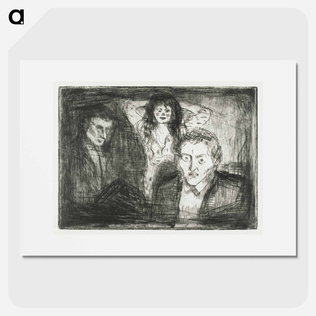 Jealousy - Edvard Munch Poster.