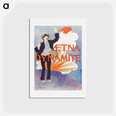 アートポストカード-Aetna Dynamite - エドワード ペンフィールド Postcard.
