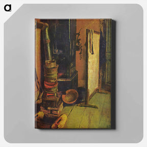 アートパネル-A corner of the studio - ウジェーヌ ドラクロワ Canvas.