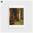 アートポストカード-A corner of the studio - ウジェーヌ ドラクロワ Postcard.