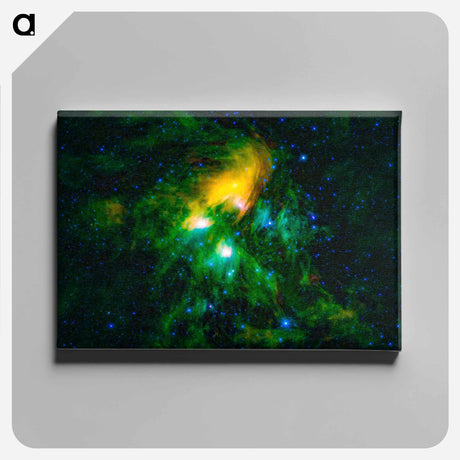 アートパネル-Pleiades: An Infrared View
 - ハッブル画像 Canvas.