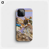 Egyptians Raising Water from the Nile - ジョン シンガー サージェント Phone Case.