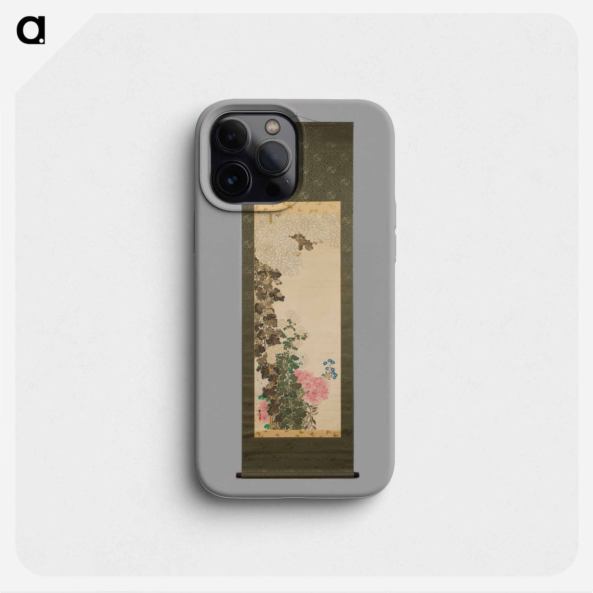 Chrysanthemums - Kamisaka Yukika Phone Case.