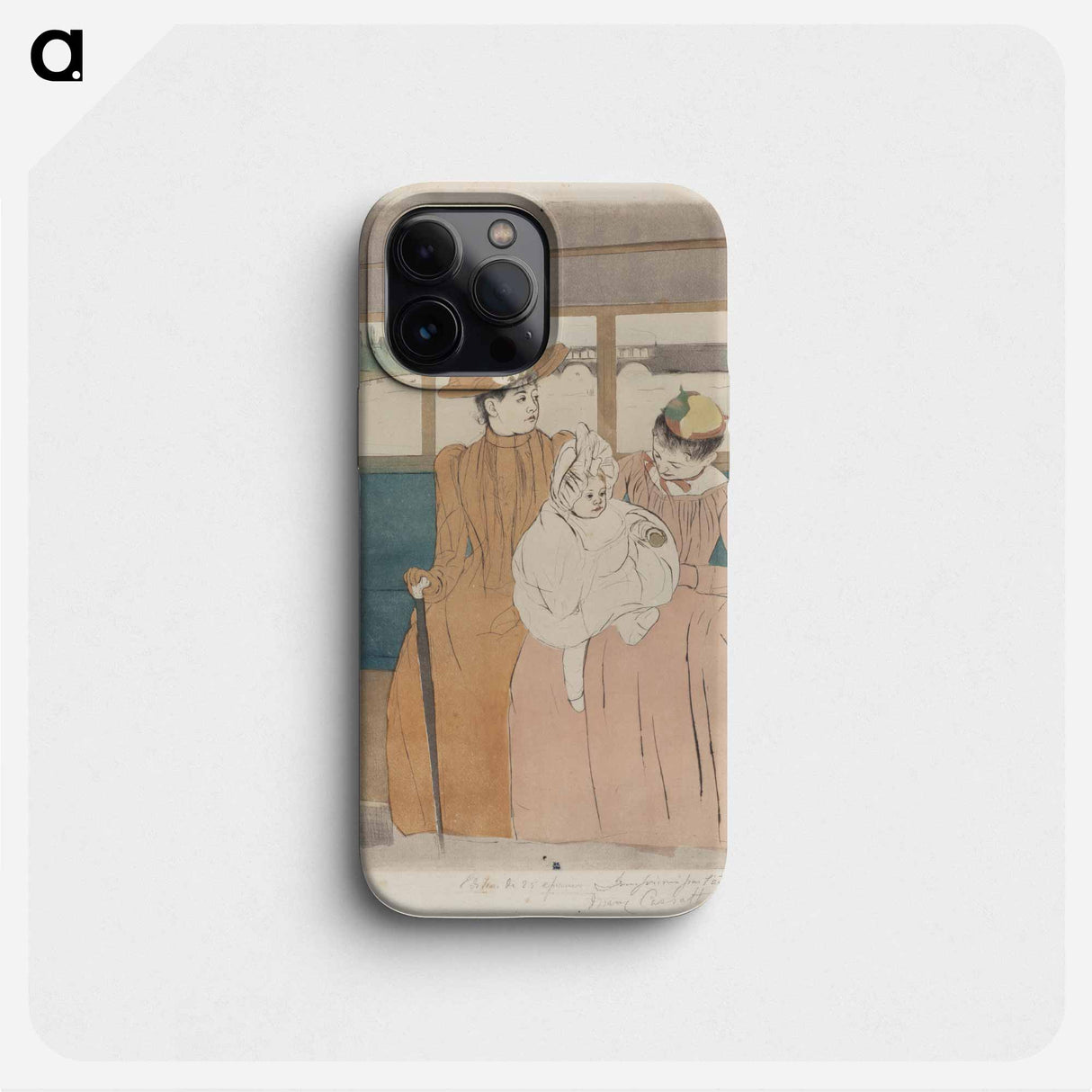 In the Omnibus - Mary Cassatt Phone Case.