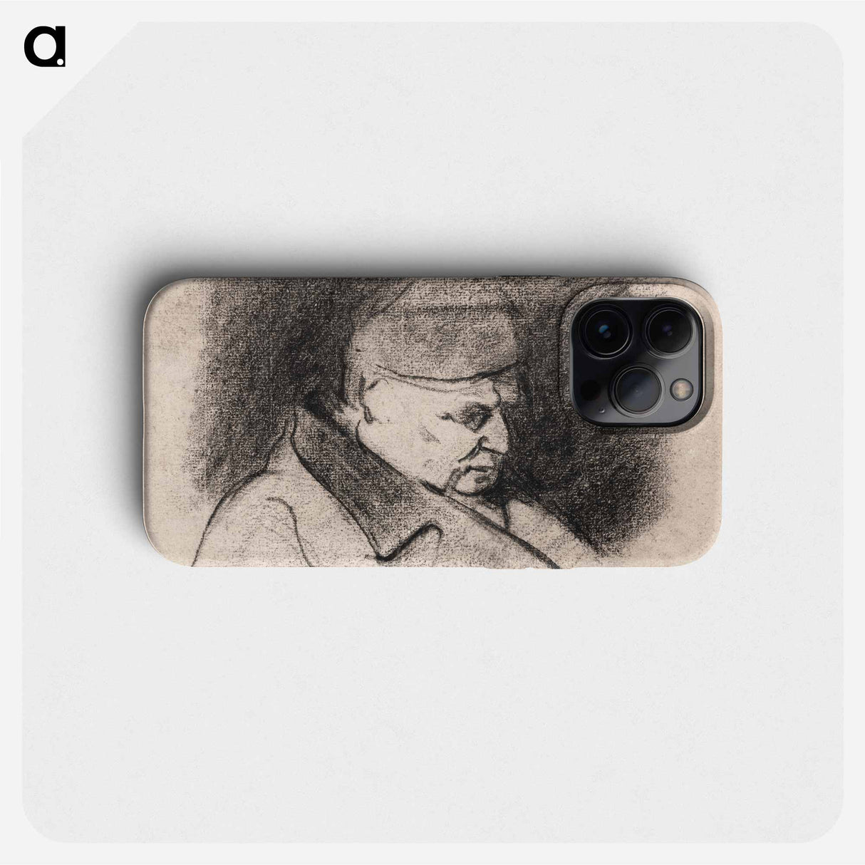 Portrait of the Artist's Father - ポール セザンヌ Phone Case.