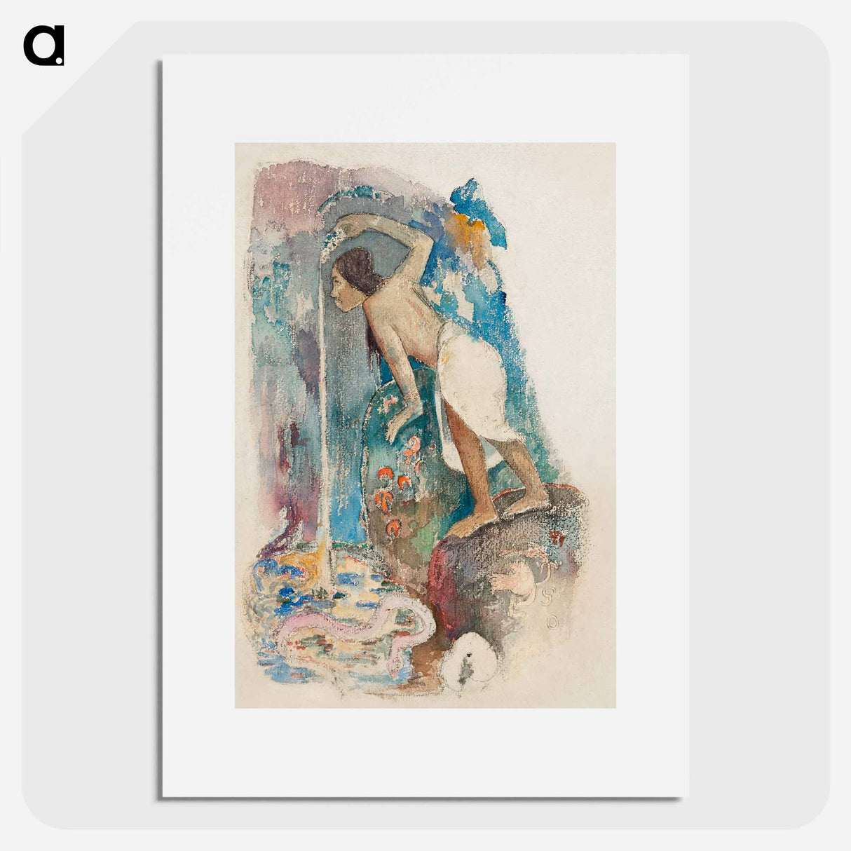 Pape moe - ポール ゴーギャン Poster.