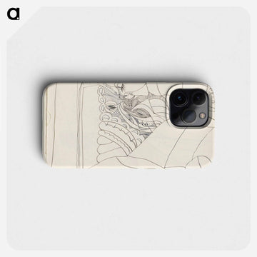 Vrouwenkop met half gesloten ogen in profiel naar links
 - サミュエル ジェスルン Phone Case.