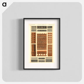 アートポスター-Grammar of Ornament Illustration
 - 装飾の文法 Poster.