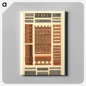 アートパネル-Grammar of Ornament Illustration
 - 装飾の文法 Canvas.