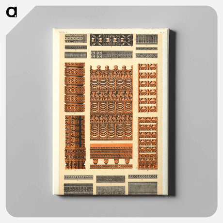 アートパネル-Grammar of Ornament Illustration
 - 装飾の文法 Canvas.
