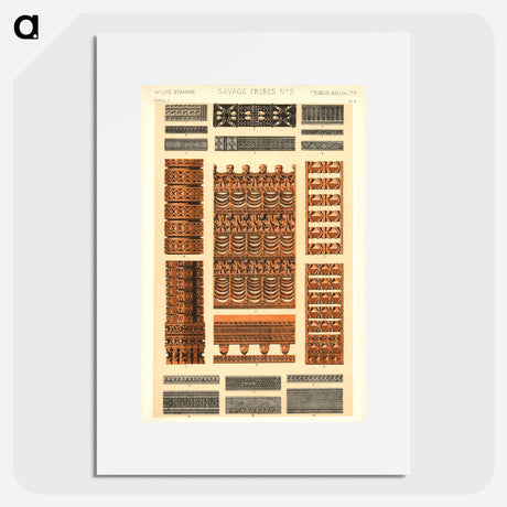 アートポスター-Grammar of Ornament Illustration
 - 装飾の文法 Poster.
