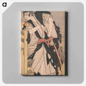 アートパネル-Morita Kanya VIII as Kawachi Kanja, Disguised as Genkaibo - 東洲斎 写楽 Canvas.