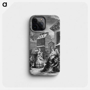 Times of the Day: Morning - ウィリアム ホガース Phone Case.