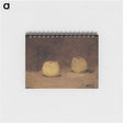 アートメモ帳-Still Life with Two Apples
 - イェール大学アートギャラリー Memo.