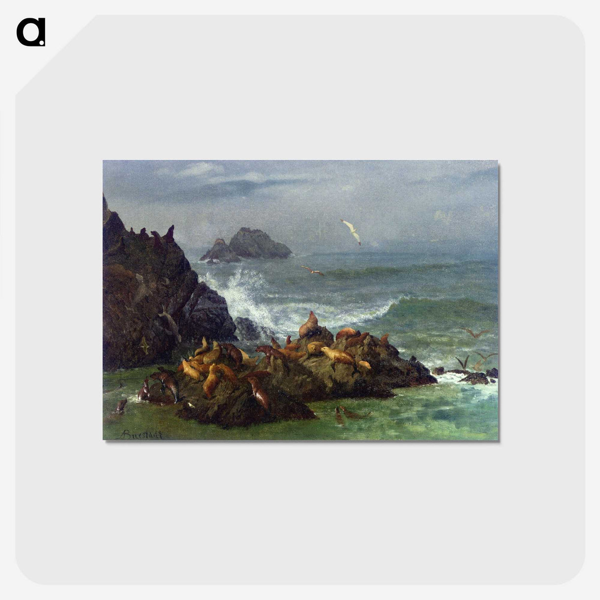 2-43_Albert-Bierstadt_postcard