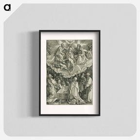 アートポスター-Assumption and Coronation of the Virgin - アルブレヒト デューラー Poster.