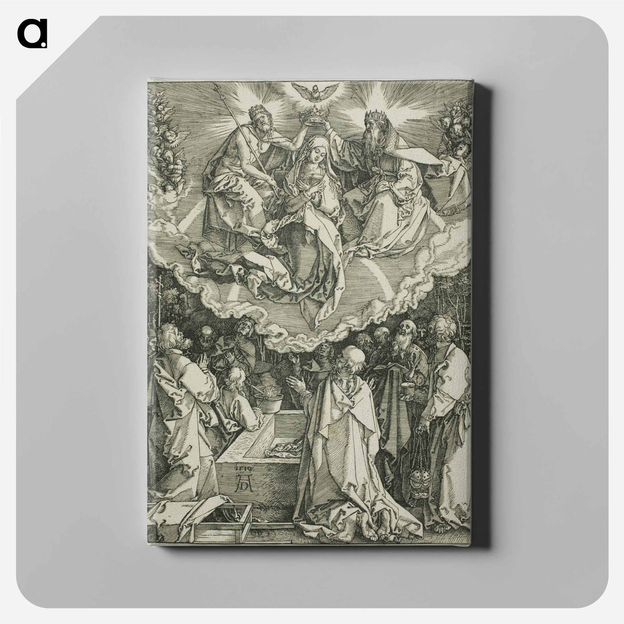 Assumption and Coronation of the Virgin - アルブレヒト デューラー Canvas.