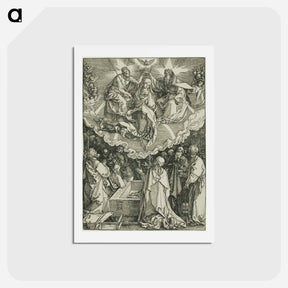 アートポストカード-Assumption and Coronation of the Virgin - アルブレヒト デューラー Postcard.