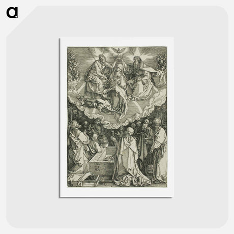 アートポストカード-Assumption and Coronation of the Virgin - アルブレヒト デューラー Postcard.