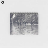 A Wet Day on the Boulevards, Paris - アルフレッド スティーグリッツ Memo.