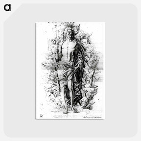 アートポストカード-Christ - アンドレア マンテーニャ Postcard.