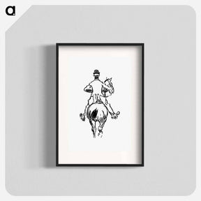 アートポスター-Rear View of Horseman
 - 大英図書館 Poster.