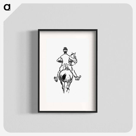 アートポスター-Rear View of Horseman
 - 大英図書館 Poster.