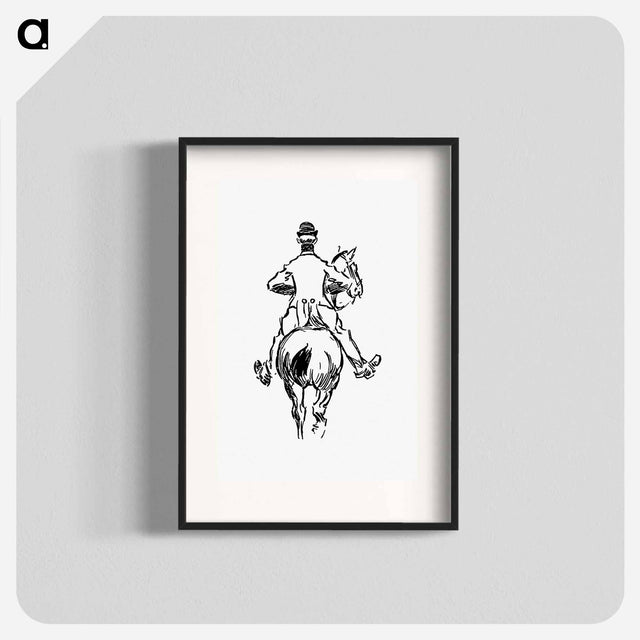 アートポスター-Rear View of Horseman
 - 大英図書館 Poster.