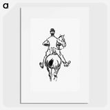 アートポスター-Rear View of Horseman
 - 大英図書館 Poster.