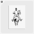アートポストカード-Rear View of Horseman
 - 大英図書館 Postcard.