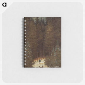 アートメモ帳-Hunter in the Forest - カスパー ダーヴィト フリードリヒ Memo.